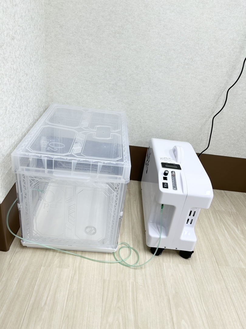 ペット用酸素室｢O2 pet(オーツペット)｣実物